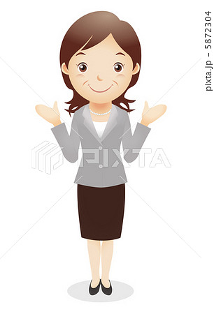 熟年女性イラスト 5872304