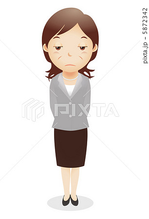 熟年女性イラスト 5872342