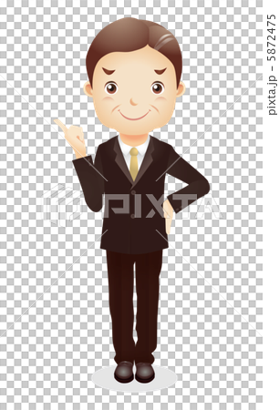 熟年男性イラスト 5872475