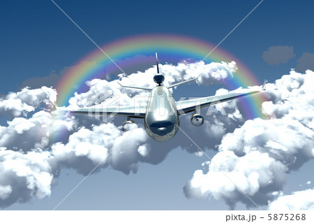 雲の上の飛行機 5875268