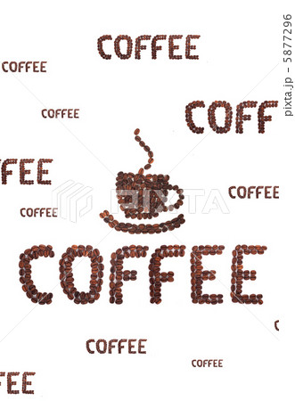 Brown roasted coffee beans 5877296