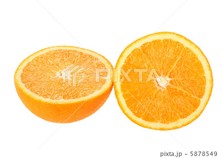 Two cross section of orange 5878549