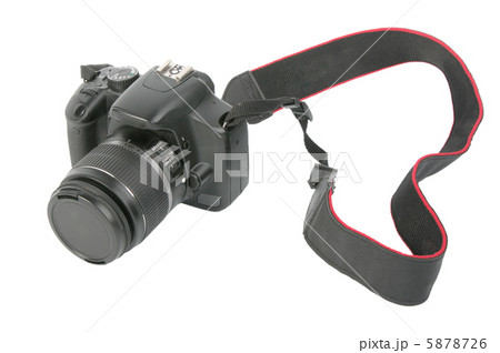 Black DSLR photo-camera 5878726