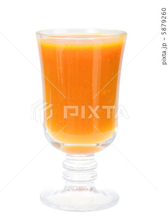 Single glass with orange juice 5879260