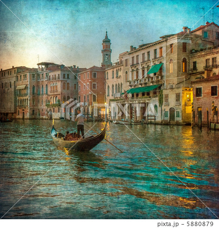 Vintage image of Grand Canal, Venice Vintage image of Grand Canal, Venice 5880879