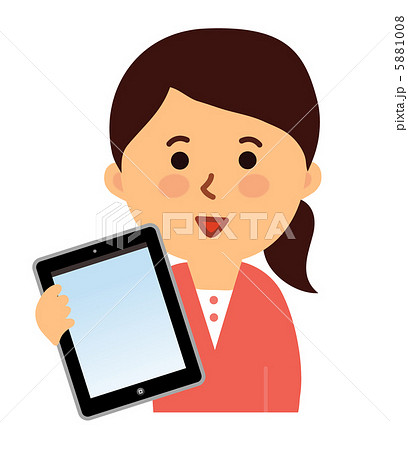 ipadを持つ女性 5881008