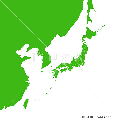 日本地図のイラスト素材 5883777 Pixta