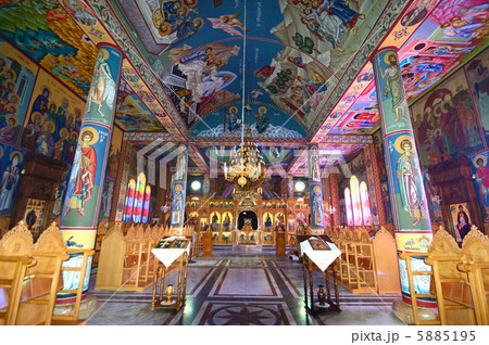 ベツレヘムのギリシャ正教会のフレスコ画 5885195