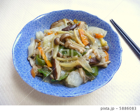刻みしょうが入りの野菜炒め 刻みしょうが入りの野菜炒め 5886083