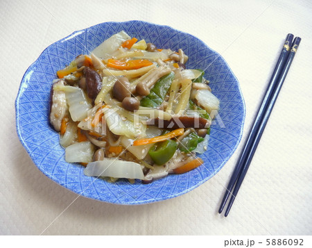 刻みしょうが入りの野菜炒め 刻みしょうが入りの野菜炒め 5886092