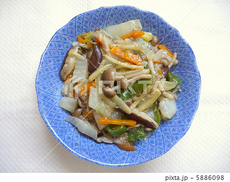 刻みしょうが入りの野菜炒め 刻みしょうが入りの野菜炒め 5886098