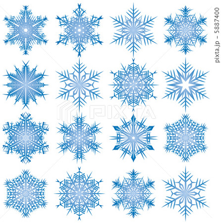blue snowflakes 5887400