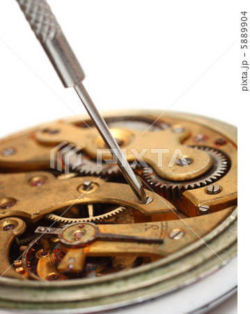 old watch repair close-up old watch repair close-up 5889904