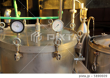 distillation of essential oils in factory 5890609