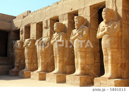 ancient statues in Luxor karnak temple ancient statues in Luxor karnak temple 5891013