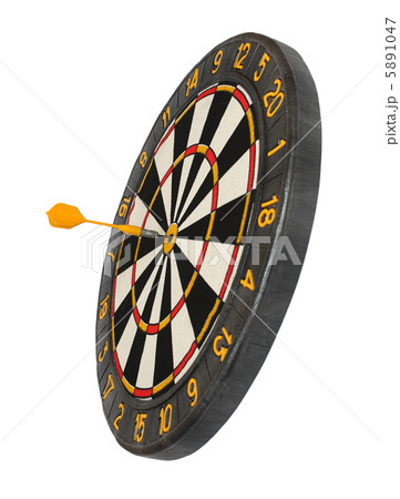 dartboard with dart in aim 5891047