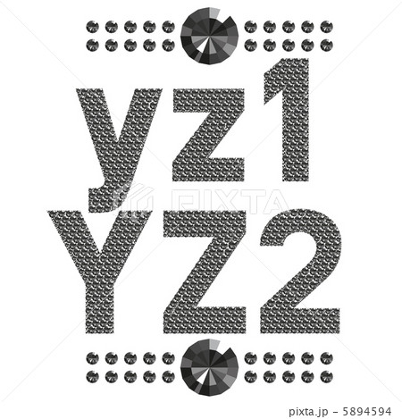 diamond letters and numbers big and small 5894594