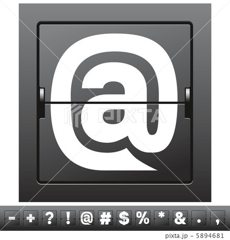 mechanical scoreboard alphabet 5894681