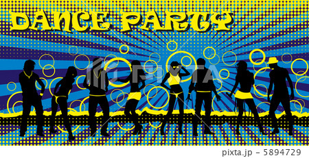 Dance party ticket of different color Dance party ticket of different color 5894729