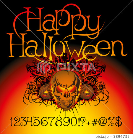 angry halloween skull 5894735