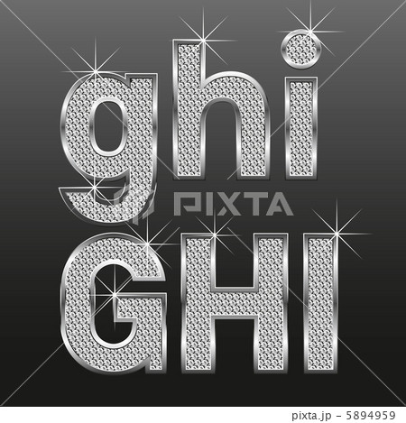 metall diamond letters and numbers big and small 5894959