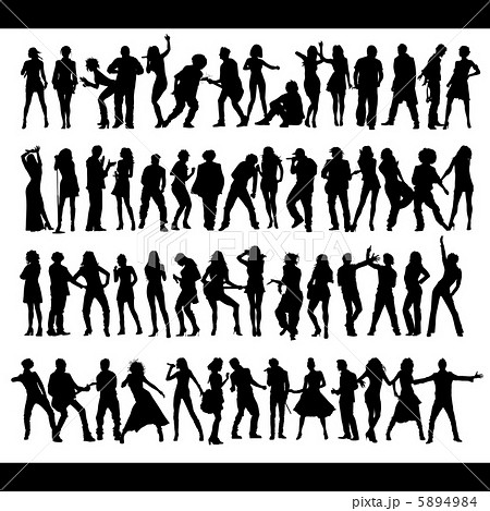 dancing and singing people new set 5894984