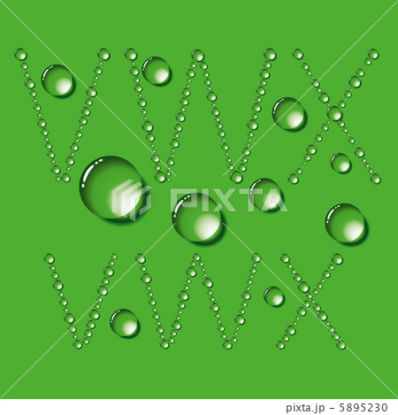 Water Drops Letters 5895230