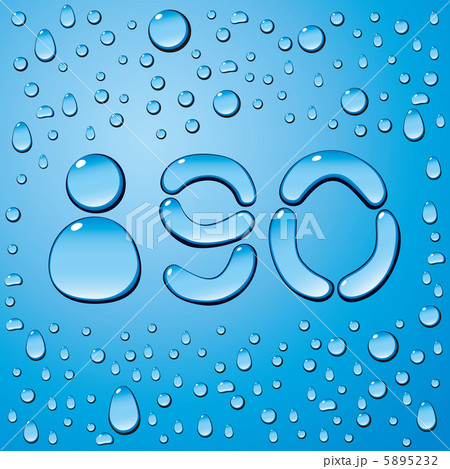 Water Drops Letters 5895232