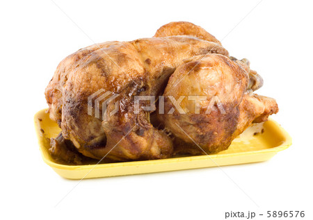 Fried chicken on a plate Fried chicken on a plate 5896576