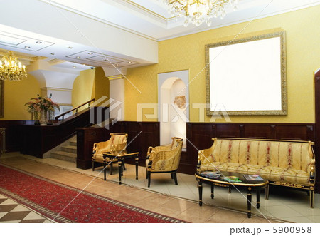 Luxury hotel lobby 5900958