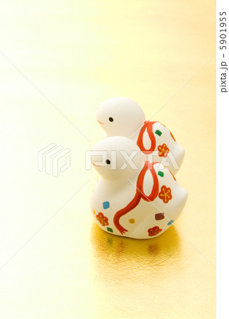 干支　白蛇　ハガキと同比率 5901955