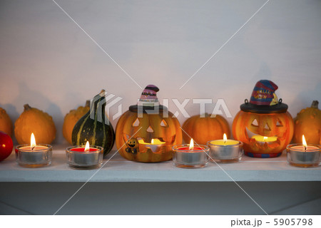 ハロウィンのカボチャランタン 5905798