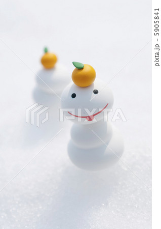 頭にミカンを乗せたへびのクラフト 頭にミカンを乗せたへびのクラフト 5905841