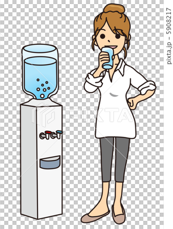 Women who drink water server and water Women who drink water server and water 5908217