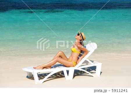 Girl on a beach 5911241