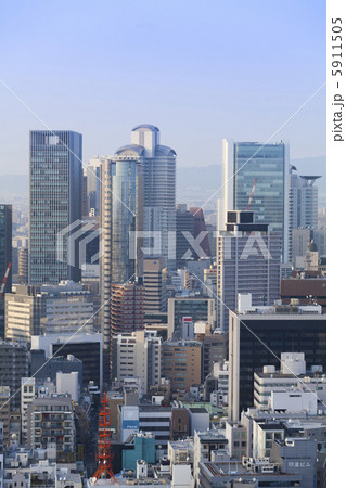 本町付近からの大阪市街地（梅田方面） 5911505