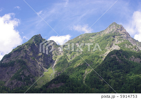 上高地より明神岳 5914753