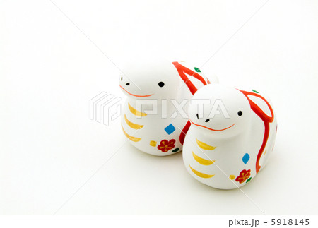 干支　白蛇　ハガキと同比率 5918145