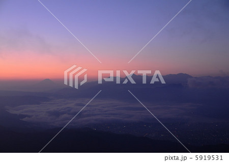 高ボッチ高原からの夜明け 5919531