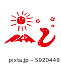 巳と初日の出 5920449