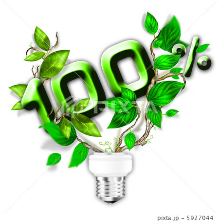 Energy saving eco lamp with green values concept Energy saving eco lamp with green values concept 5927044