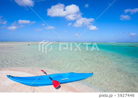 Kayak on a beach Kayak on a beach 5927446