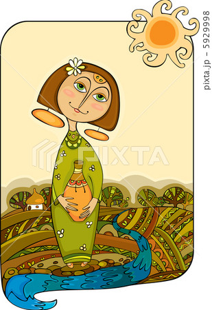 Girl Farm River 5929998