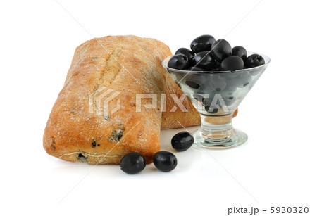 Ciabatta with olives Ciabatta with olives 5930320