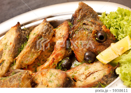 fried fillet carp 5938611