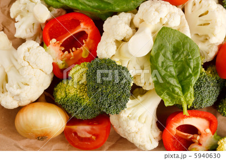 fresh vegetables on the parchment fresh vegetables on the parchment 5940630