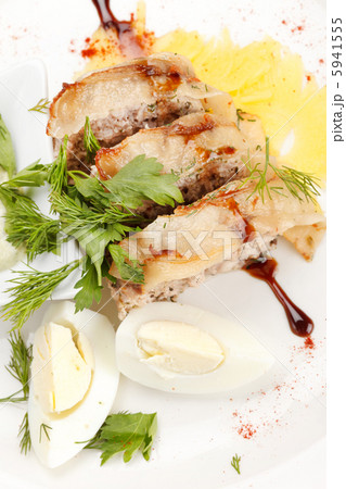 meat pie with egg and sauce meat pie with egg and sauce 5941555