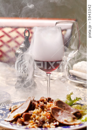 wine with smoke wine with smoke 5943342
