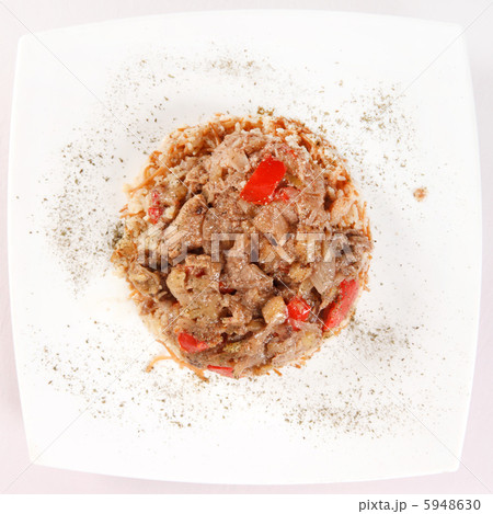 rice wiht meat and vegetables rice wiht meat and vegetables 5948630
