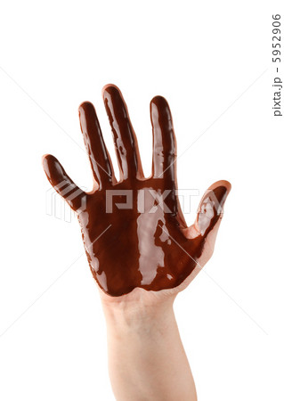 chocolate hand chocolate hand 5952906